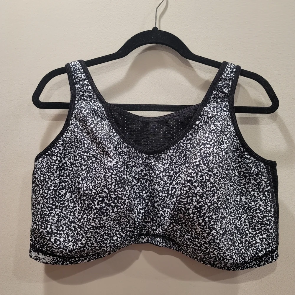 Sz 48DD Glamorise Sport Elite Performance No-bounce Cami Bra - Picture 2 of 6